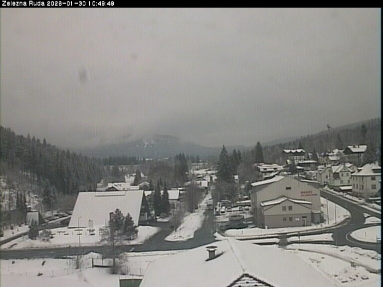 Archiv Foto Webcam Zelezna Ruda: Im Ort