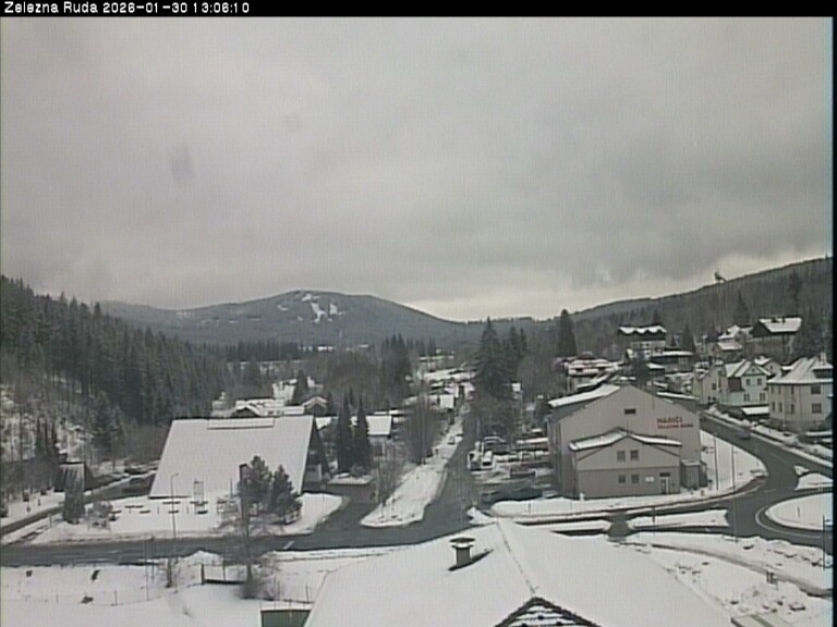 Archiv Foto Webcam Zelezna Ruda: Im Ort
