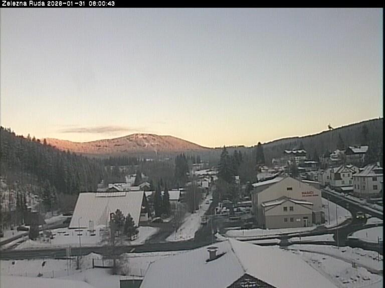 Archiv Foto Webcam Zelezna Ruda: Im Ort