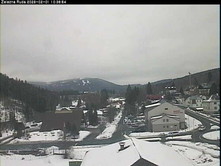 Archiv Foto Webcam Zelezna Ruda: Im Ort