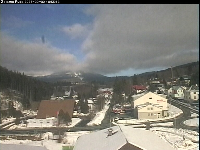 Archiv Foto Webcam Zelezna Ruda: Im Ort