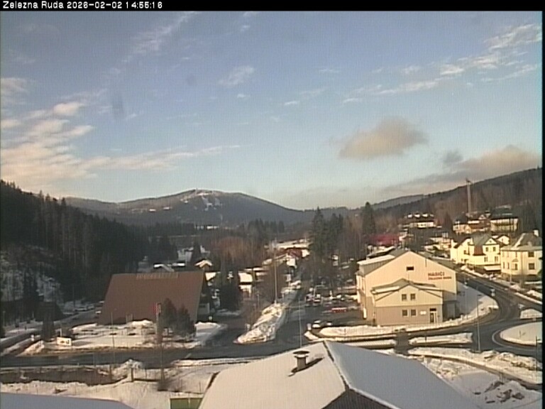Archiv Foto Webcam Zelezna Ruda: Im Ort