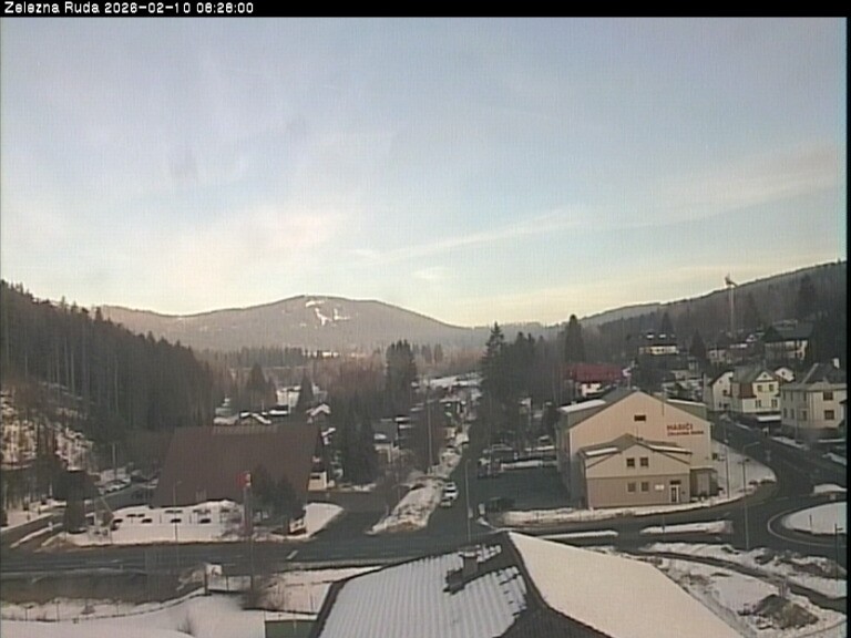 Archiv Foto Webcam Zelezna Ruda: Im Ort