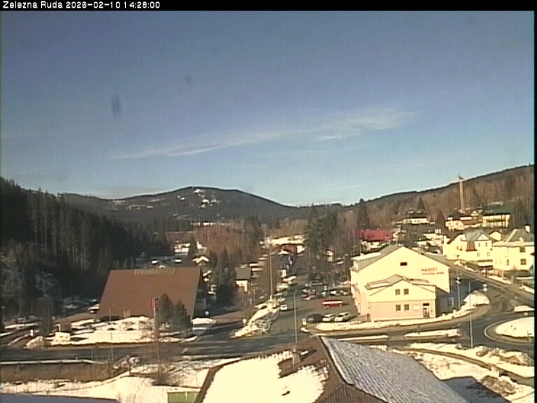 Archiv Foto Webcam Zelezna Ruda: Im Ort