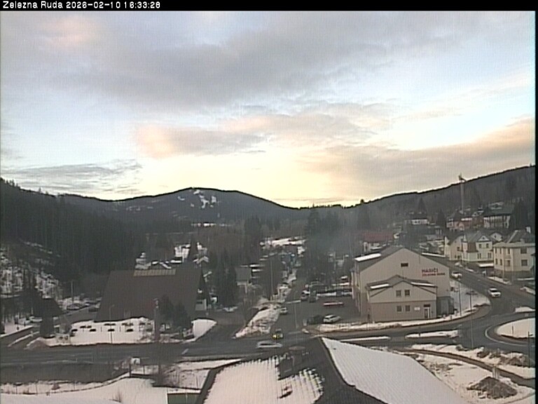 Archiv Foto Webcam Zelezna Ruda: Im Ort