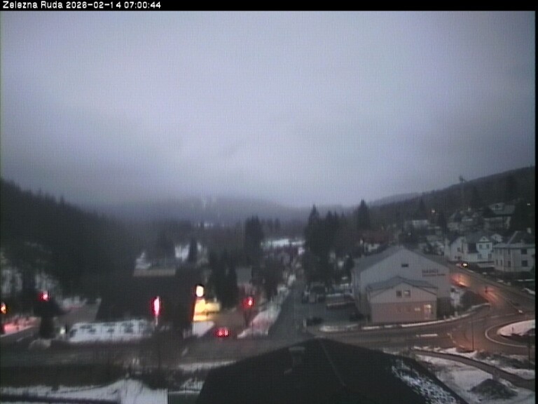 Archiv Foto Webcam Zelezna Ruda: Im Ort