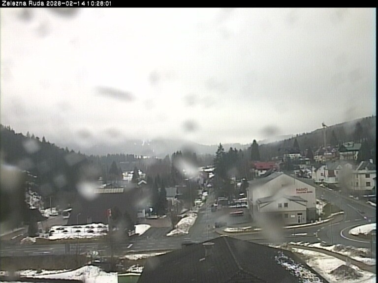 Archiv Foto Webcam Zelezna Ruda: Im Ort