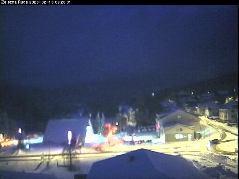 Archiv Foto Webcam Zelezna Ruda: Im Ort