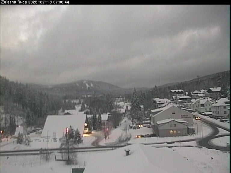 Archiv Foto Webcam Zelezna Ruda: Im Ort
