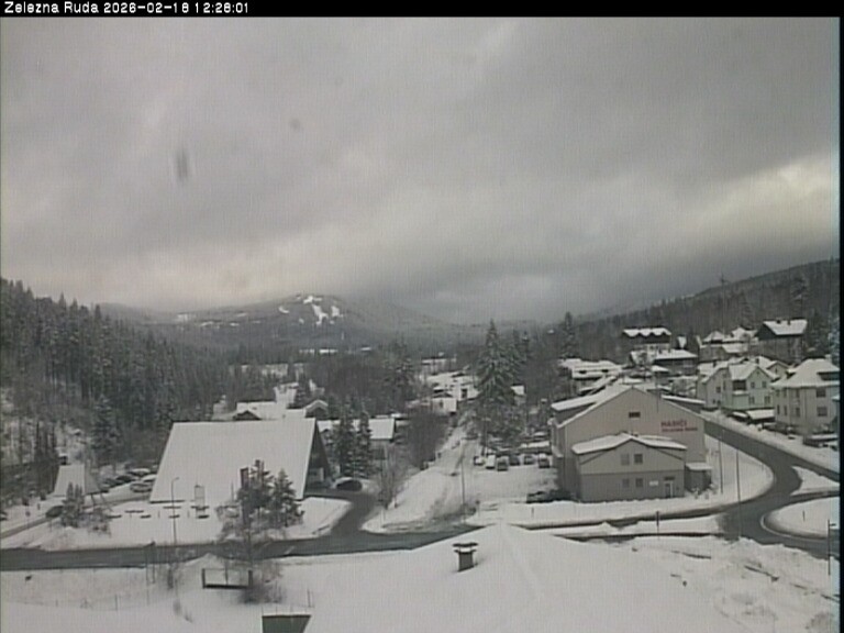 Archiv Foto Webcam Zelezna Ruda: Im Ort