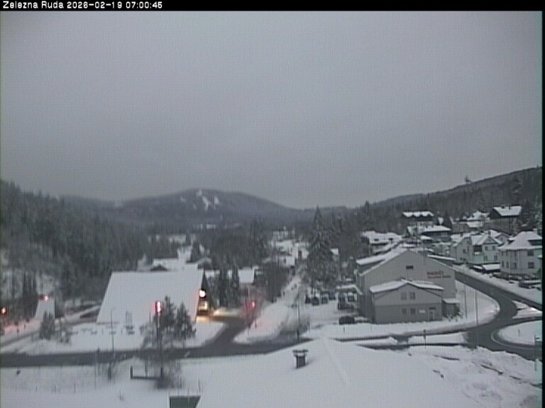 Archiv Foto Webcam Zelezna Ruda: Im Ort