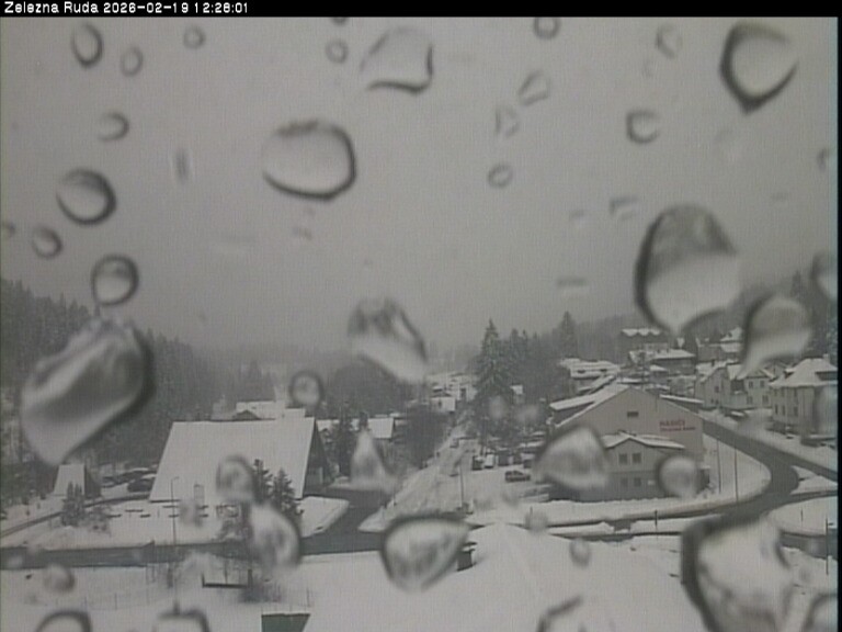 Archiv Foto Webcam Zelezna Ruda: Im Ort