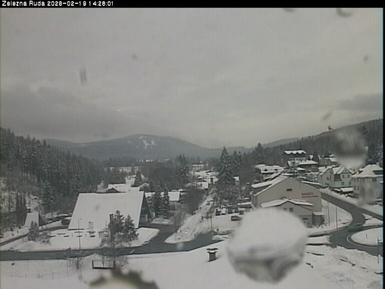 Archiv Foto Webcam Zelezna Ruda: Im Ort