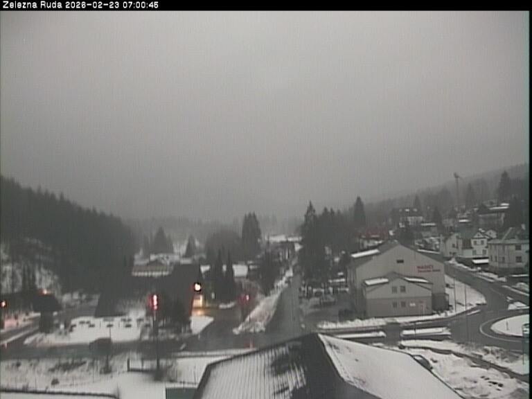 Archiv Foto Webcam Zelezna Ruda: Im Ort