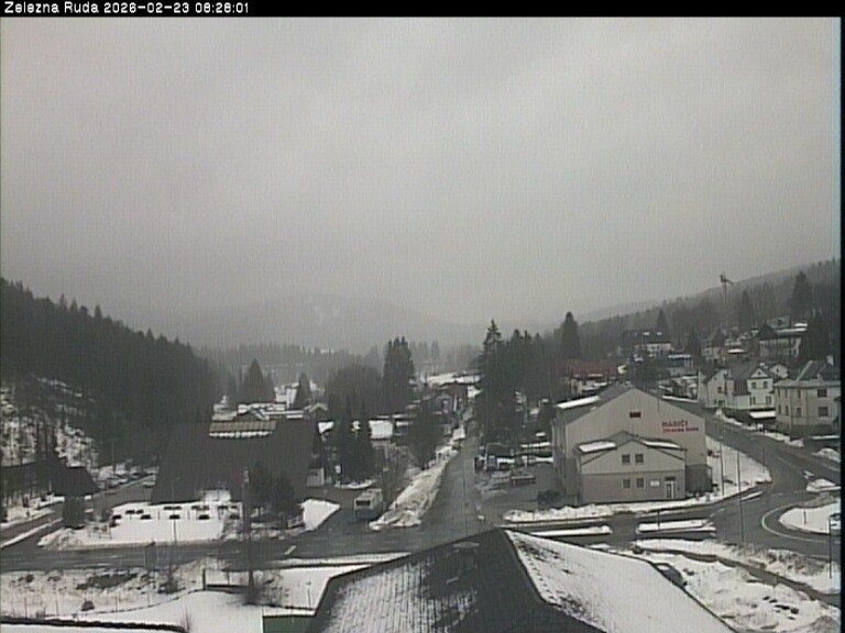 Archiv Foto Webcam Zelezna Ruda: Im Ort