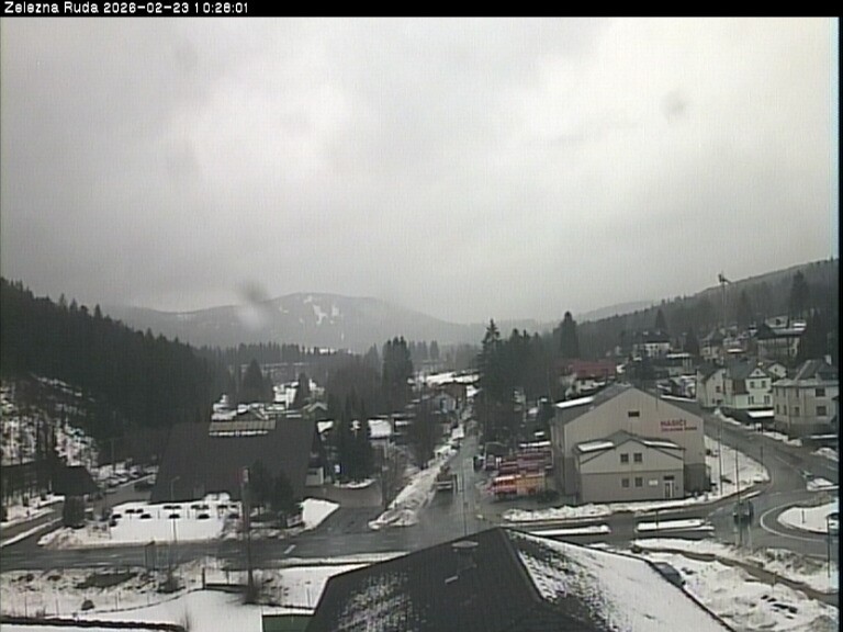 Archiv Foto Webcam Zelezna Ruda: Im Ort