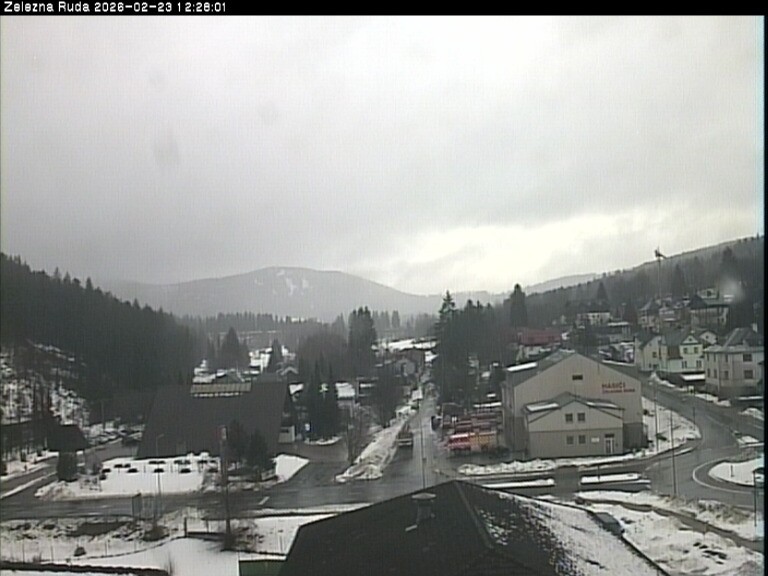 Archiv Foto Webcam Zelezna Ruda: Im Ort