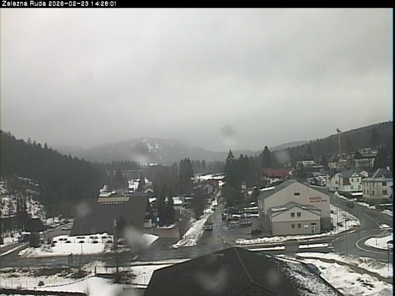 Archiv Foto Webcam Zelezna Ruda: Im Ort