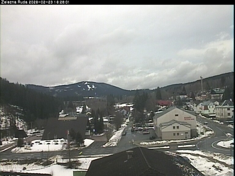 Archiv Foto Webcam Zelezna Ruda: Im Ort