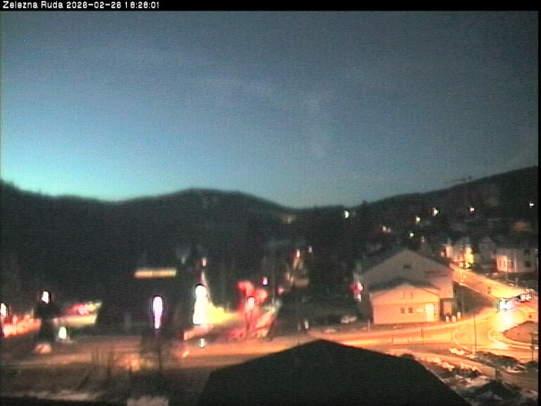 Archiv Foto Webcam Zelezna Ruda: Im Ort
