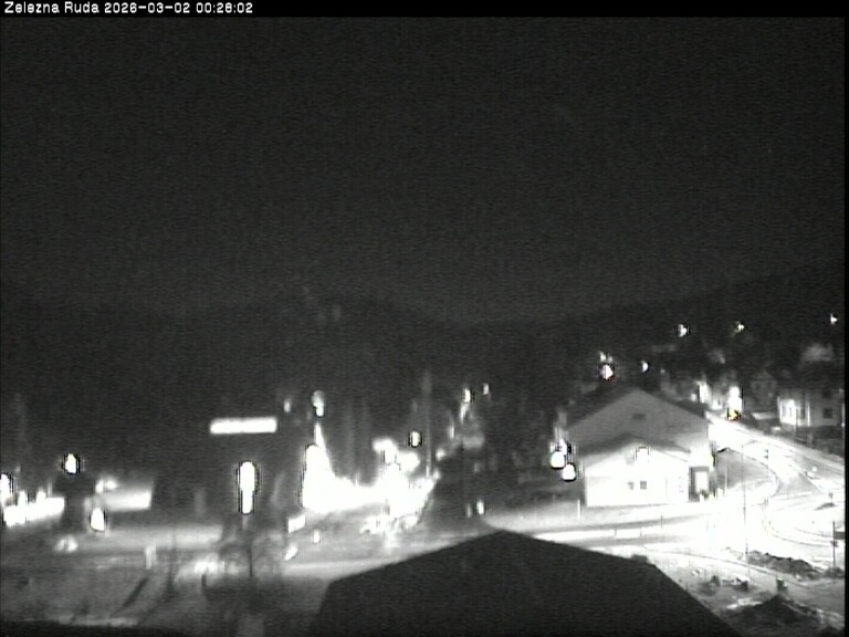 Archiv Foto Webcam Zelezna Ruda: Im Ort