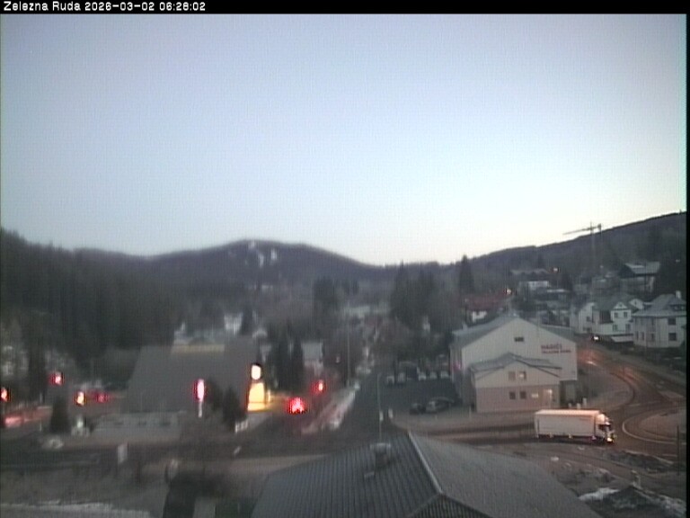 Archiv Foto Webcam Zelezna Ruda: Im Ort