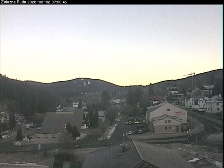 Archiv Foto Webcam Zelezna Ruda: Im Ort