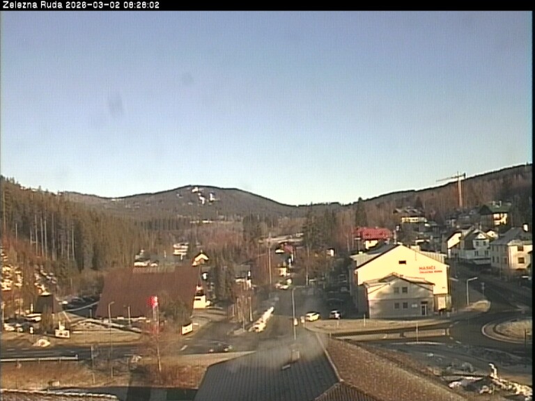 Archiv Foto Webcam Zelezna Ruda: Im Ort