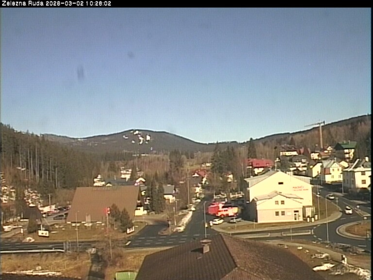 Archiv Foto Webcam Zelezna Ruda: Im Ort