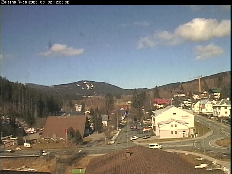 Archiv Foto Webcam Zelezna Ruda: Im Ort