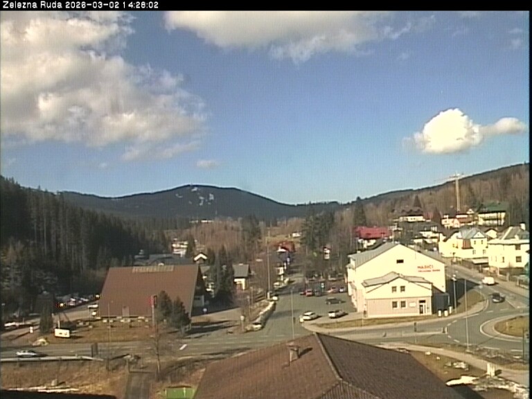 Archiv Foto Webcam Zelezna Ruda: Im Ort