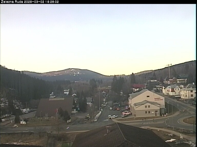 Archiv Foto Webcam Zelezna Ruda: Im Ort