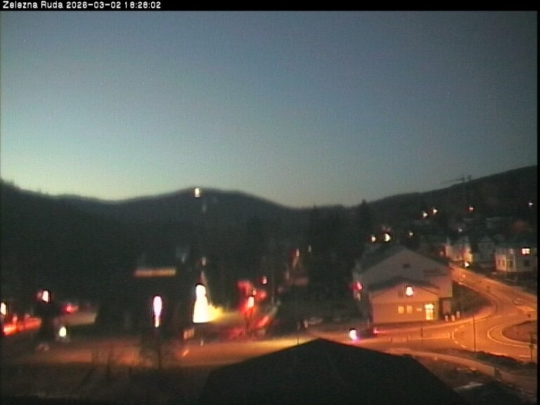 Archiv Foto Webcam Zelezna Ruda: Im Ort