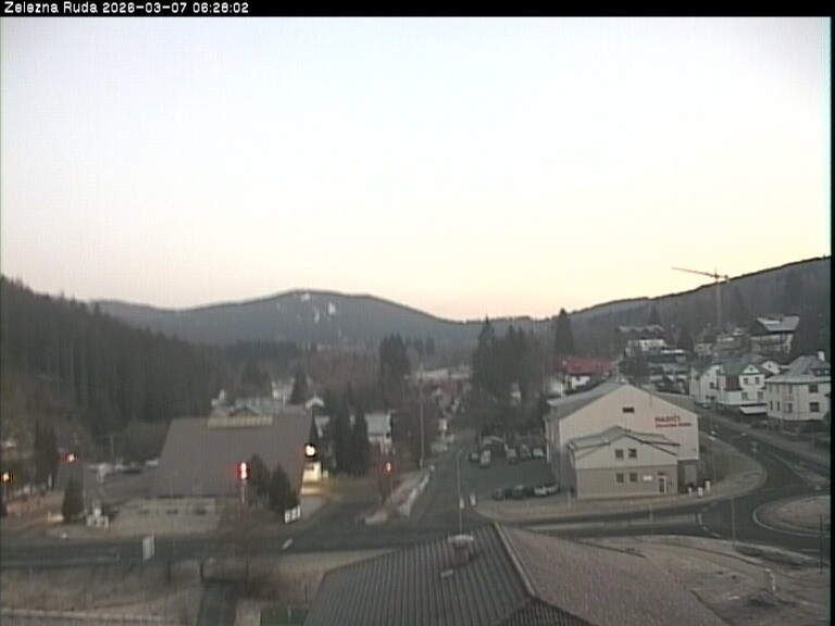 Archiv Foto Webcam Zelezna Ruda: Im Ort