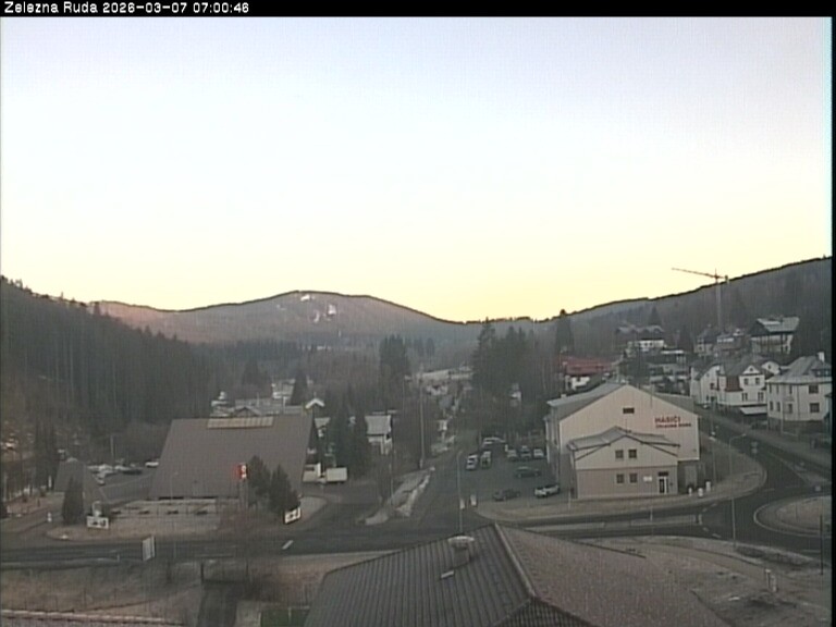 Archiv Foto Webcam Zelezna Ruda: Im Ort