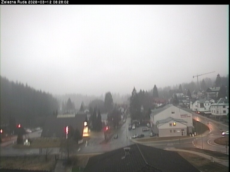 Archiv Foto Webcam Zelezna Ruda: Im Ort