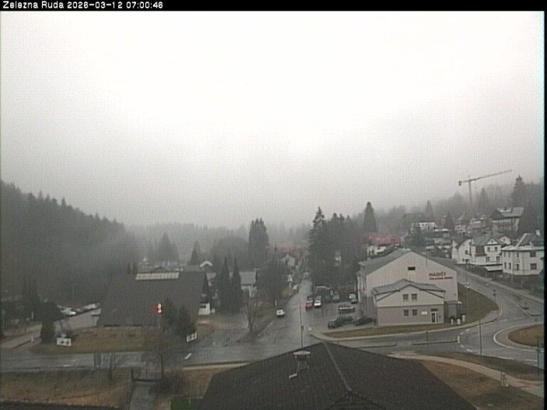 Archiv Foto Webcam Zelezna Ruda: Im Ort