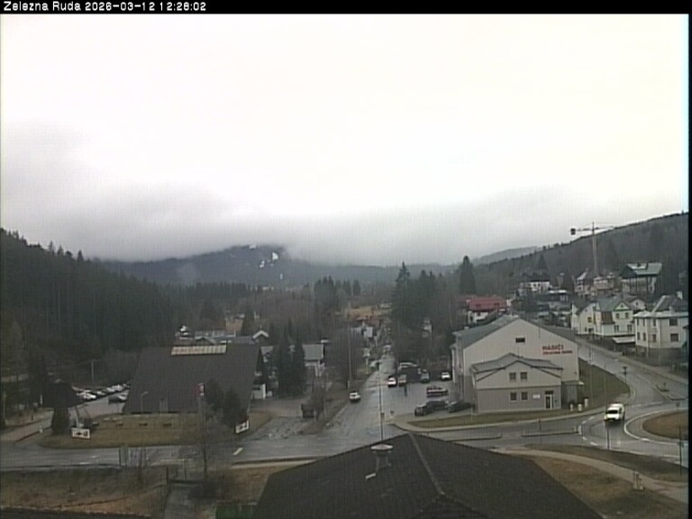 Archiv Foto Webcam Zelezna Ruda: Im Ort