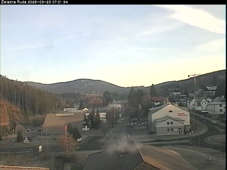 Archiv Foto Webcam Zelezna Ruda: Im Ort
