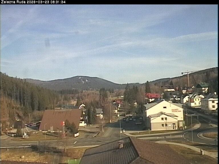 Archiv Foto Webcam Zelezna Ruda: Im Ort