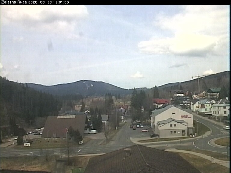 Archiv Foto Webcam Zelezna Ruda: Im Ort