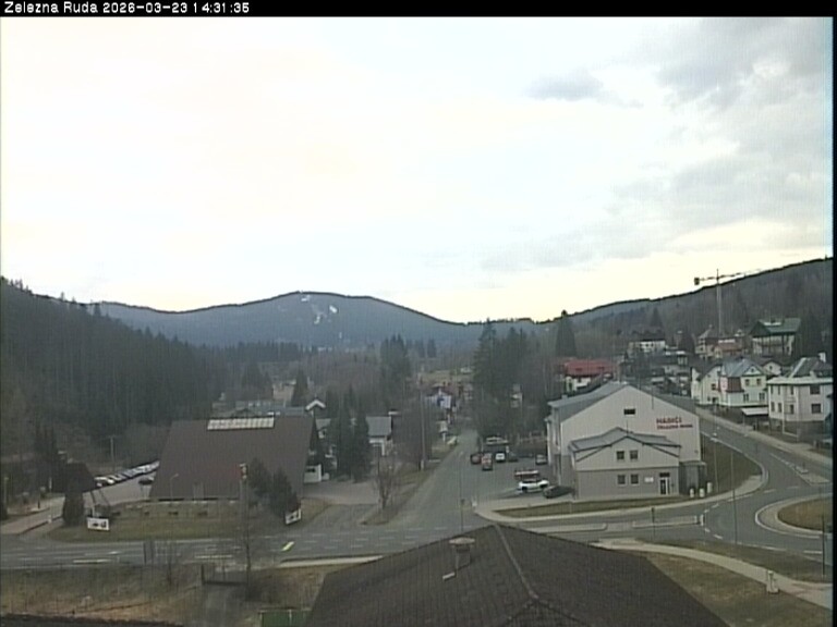 Archiv Foto Webcam Zelezna Ruda: Im Ort