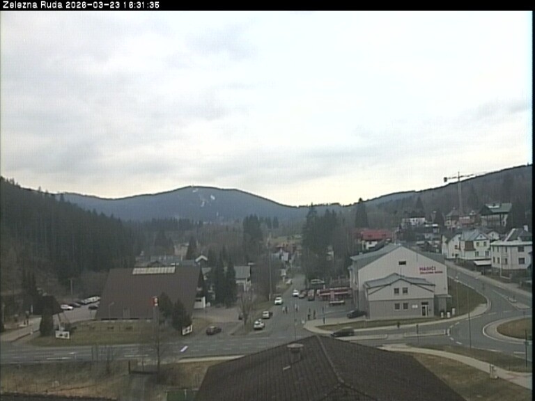 Archiv Foto Webcam Zelezna Ruda: Im Ort