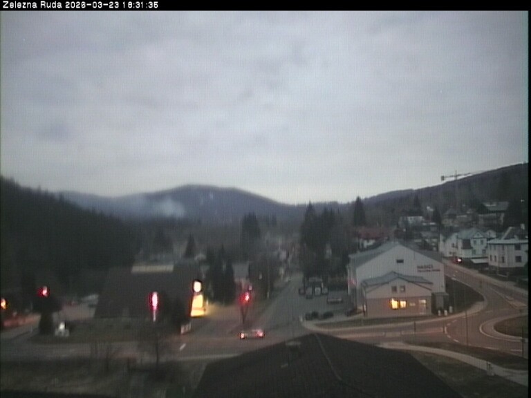 Archiv Foto Webcam Zelezna Ruda: Im Ort