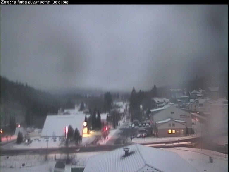 Archiv Foto Webcam Zelezna Ruda: Im Ort