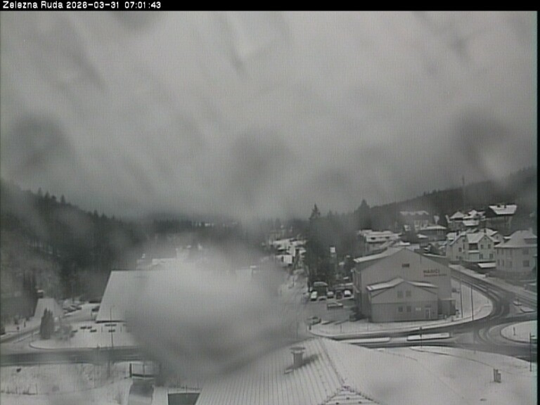 Archiv Foto Webcam Zelezna Ruda: Im Ort