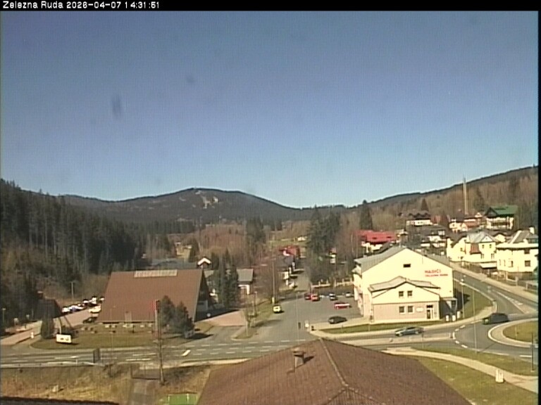 Archiv Foto Webcam Zelezna Ruda: Im Ort