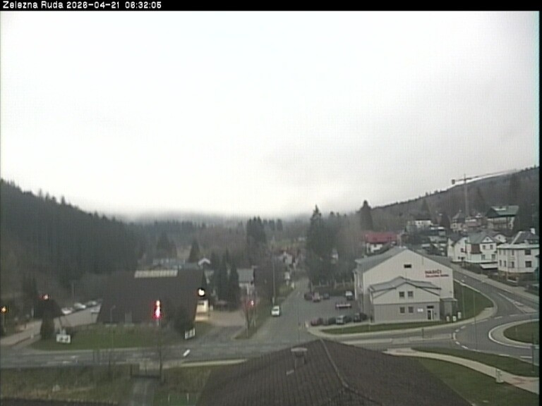 Archiv Foto Webcam Zelezna Ruda: Im Ort