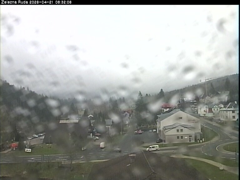 Archiv Foto Webcam Zelezna Ruda: Im Ort