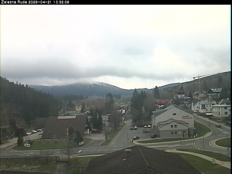 Archiv Foto Webcam Zelezna Ruda: Im Ort